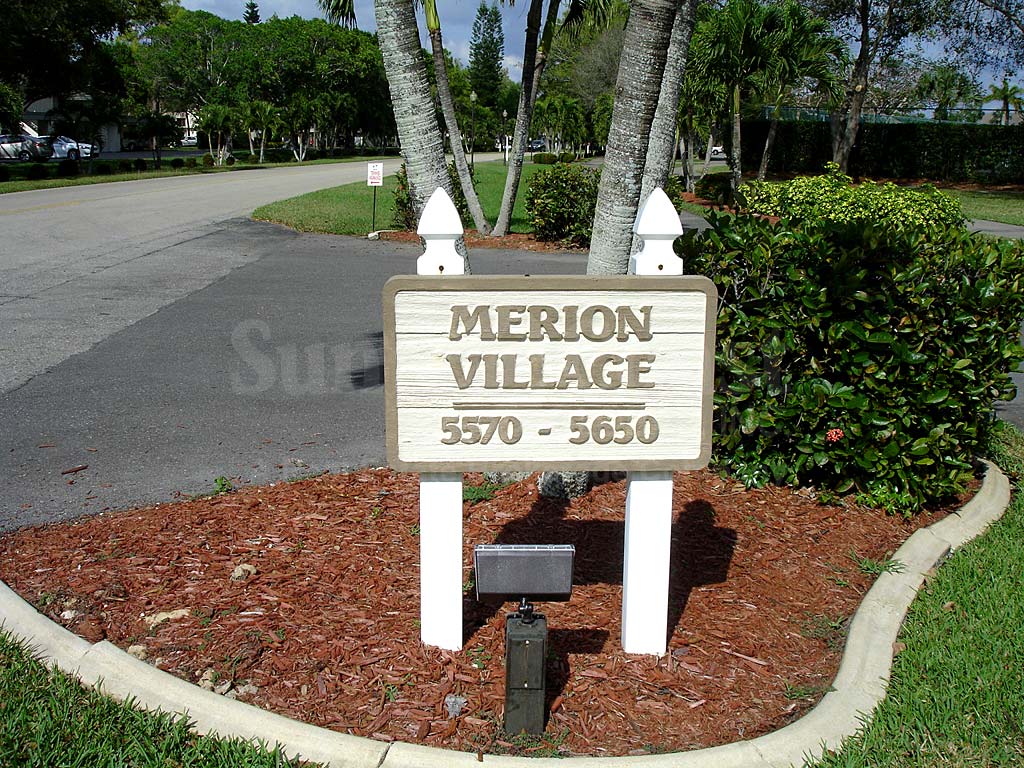 Merion Village Signage